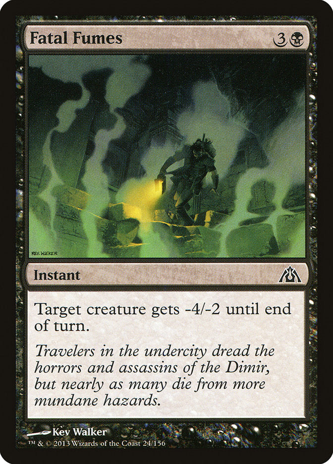 Fatal Fumes [Dragon's Maze] MTG Single Magic: The Gathering | Red Claw Gaming
