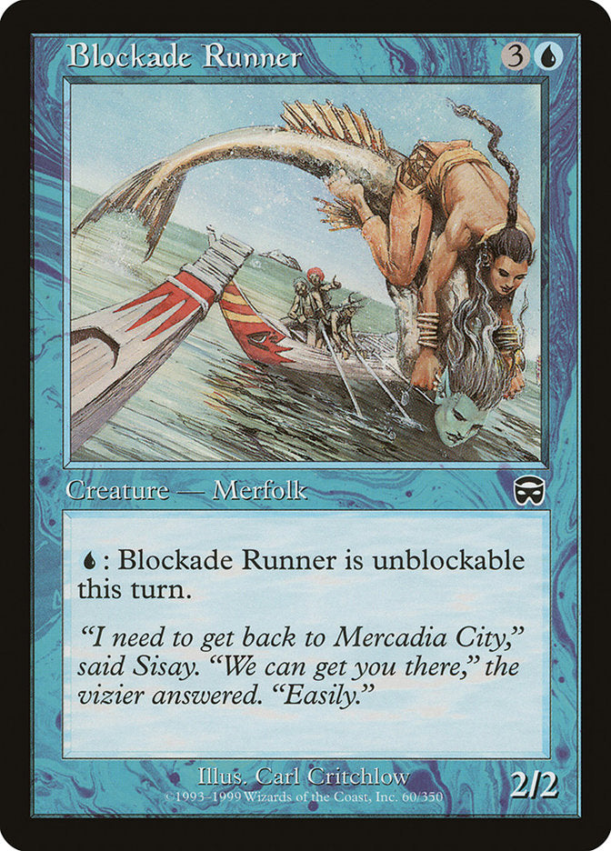 Blockade Runner [Mercadian Masques] MTG Single Magic: The Gathering | Red Claw Gaming