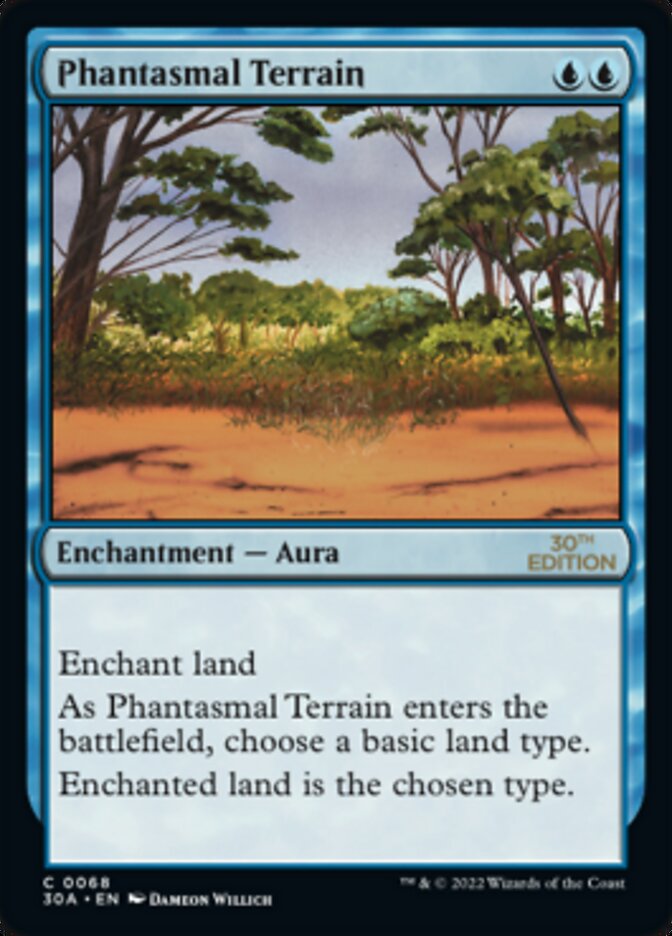 Phantasmal Terrain [30th Anniversary Edition] MTG Single Magic: The Gathering | Red Claw Gaming