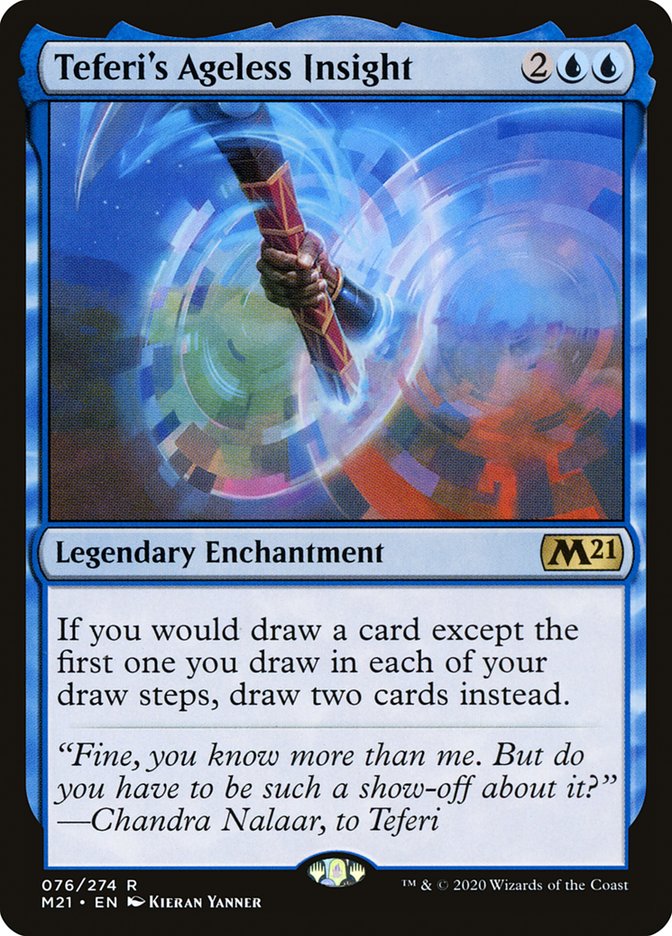 Teferi's Ageless Insight [Core Set 2021] MTG Single Magic: The Gathering | Red Claw Gaming
