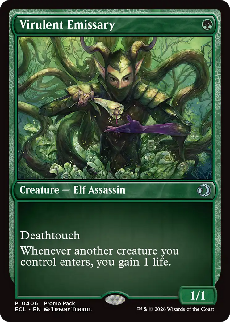 Virulent Emissary [Lorwyn Eclipsed Promos] MTG Single Magic: The Gathering | Red Claw Gaming