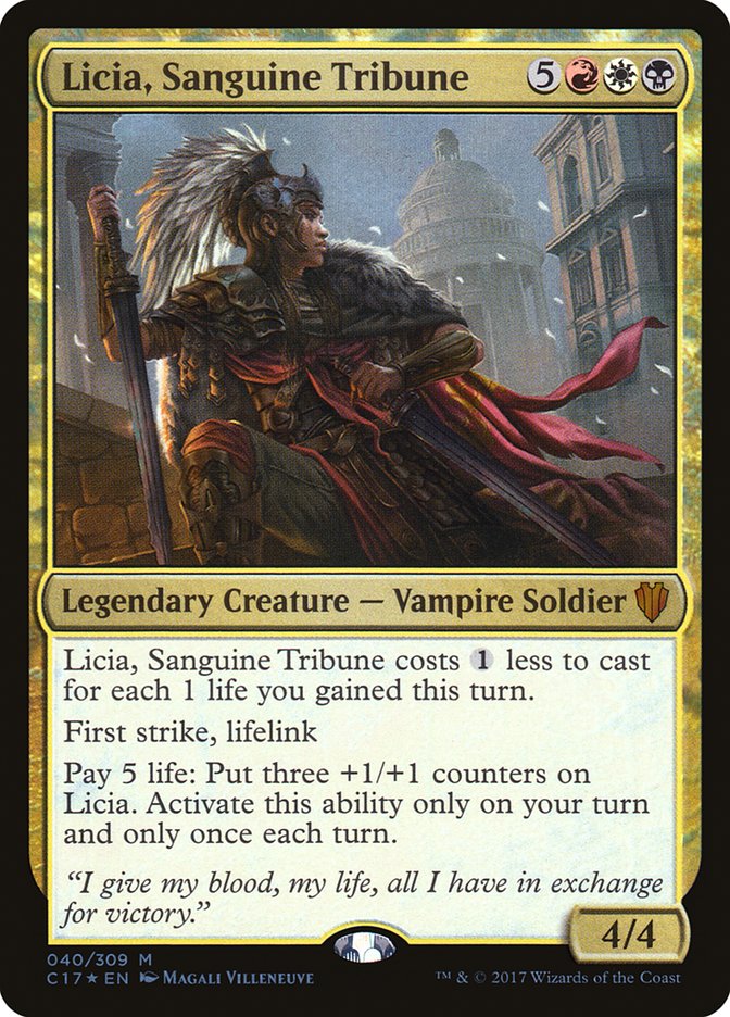 Licia, Sanguine Tribune [Commander 2017] MTG Single Magic: The Gathering | Red Claw Gaming