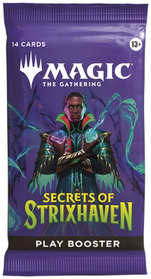 Magic: The Gathering: Secrets of Strixhaven Play Booster Sealed Magic the Gathering Wizards of the Coast (Sealed) | Red Claw Gaming
