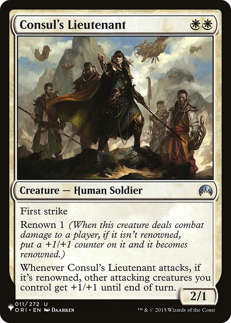 Consul's Lieutenant [The List] MTG Single Magic: The Gathering | Red Claw Gaming