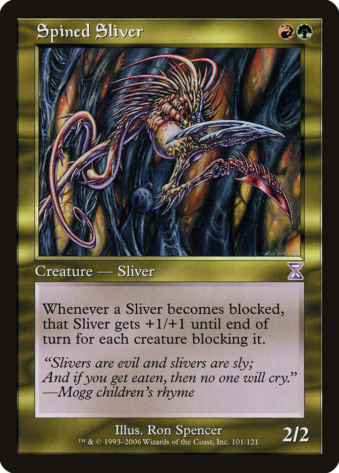 Spined Sliver [Time Spiral Timeshifted] MTG Single Magic: The Gathering | Red Claw Gaming