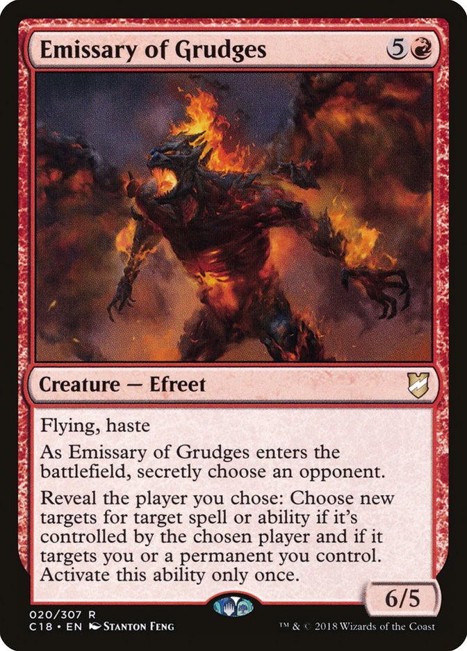 Emissary of Grudges [Commander 2018] MTG Single Magic: The Gathering | Red Claw Gaming