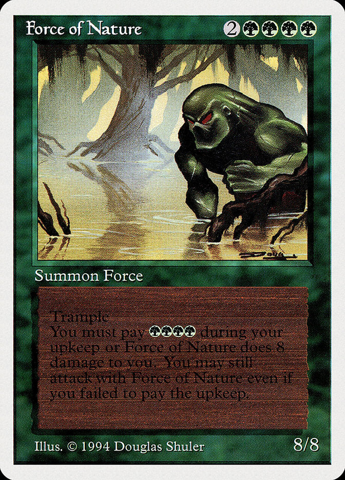 Force of Nature [Summer Magic / Edgar] MTG Single Magic: The Gathering | Red Claw Gaming