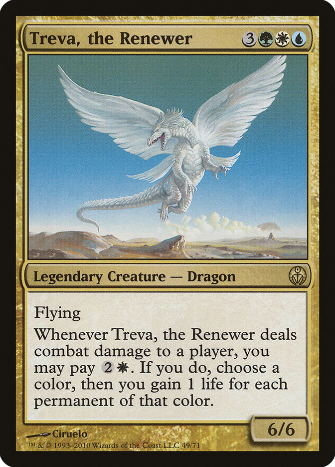 Treva, the Renewer [Duel Decks: Phyrexia vs. the Coalition] MTG Single Magic: The Gathering | Red Claw Gaming