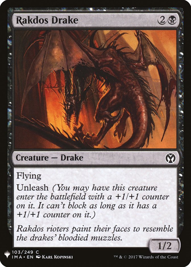 Rakdos Drake [Mystery Booster] MTG Single Magic: The Gathering | Red Claw Gaming