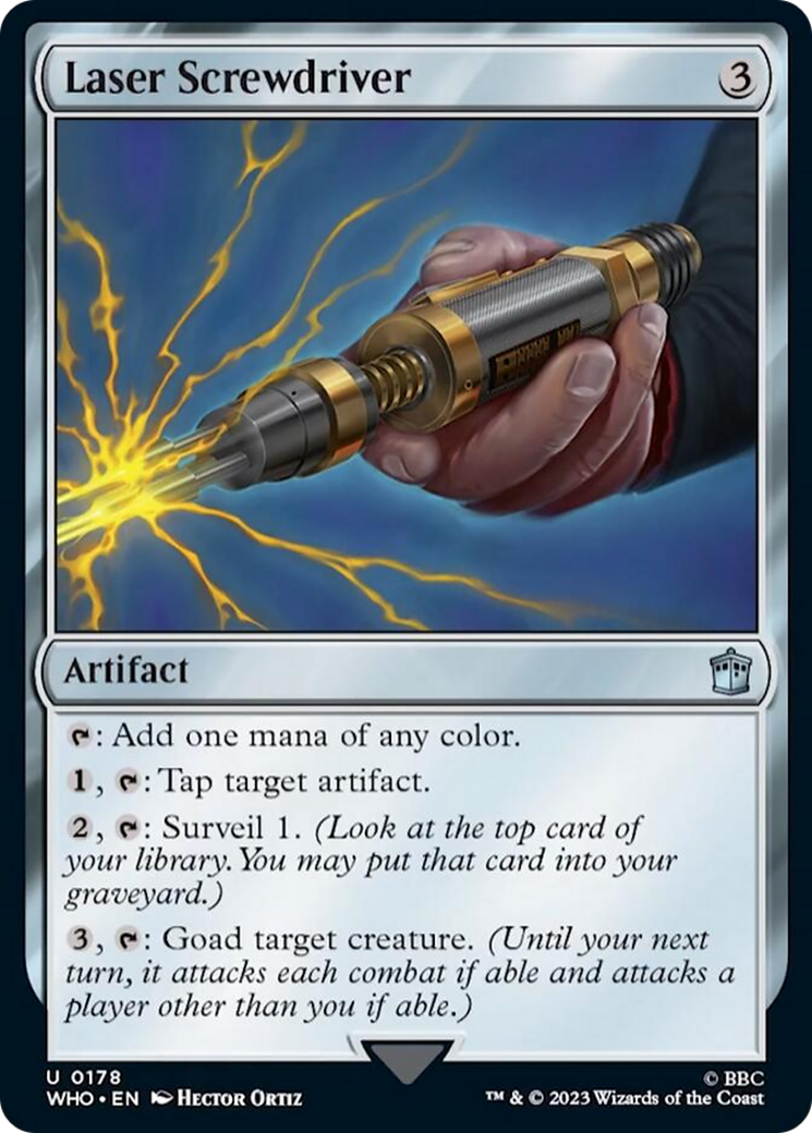 Laser Screwdriver [Doctor Who] MTG Single Magic: The Gathering | Red Claw Gaming