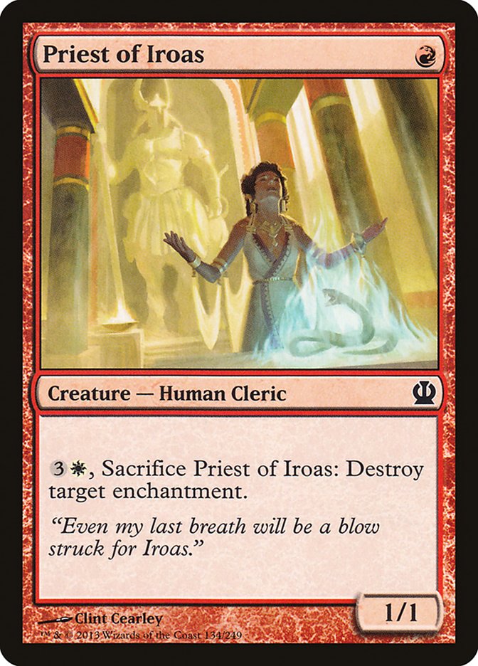 Priest of Iroas [Theros] MTG Single Magic: The Gathering | Red Claw Gaming