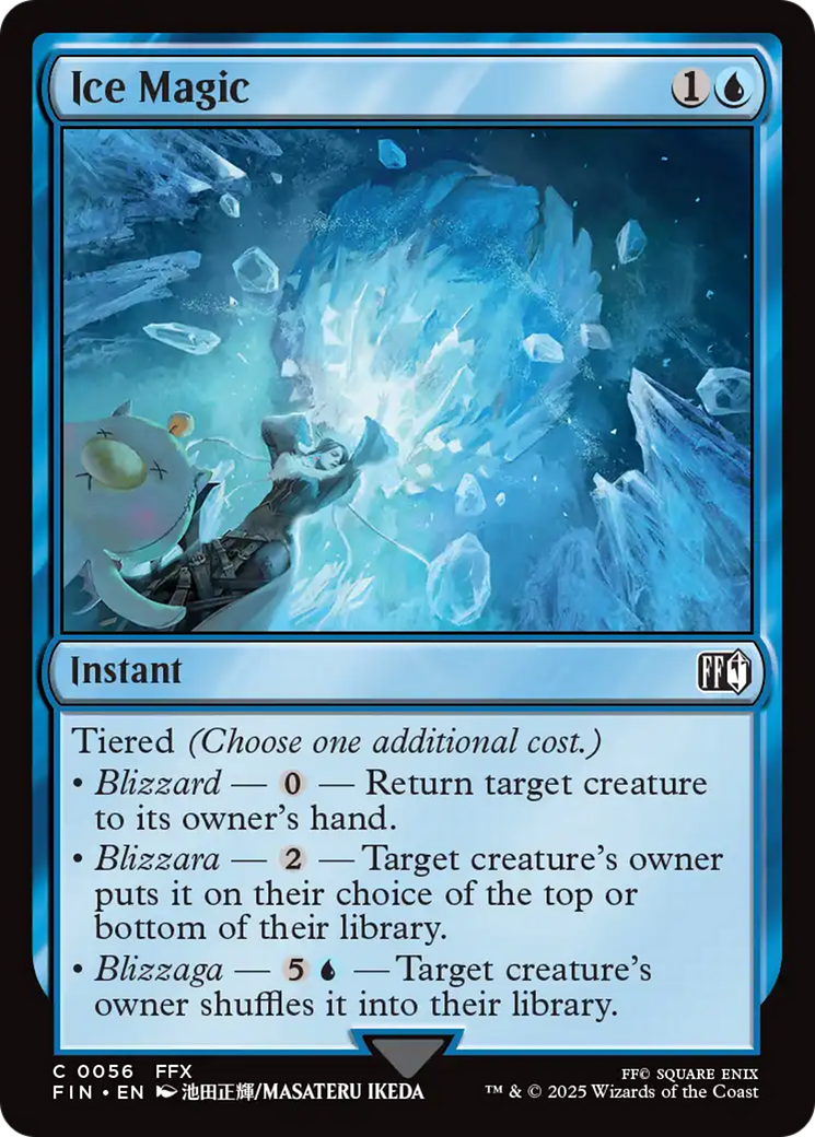 Ice Magic [FINAL FANTASY] MTG Single Magic: The Gathering | Red Claw Gaming