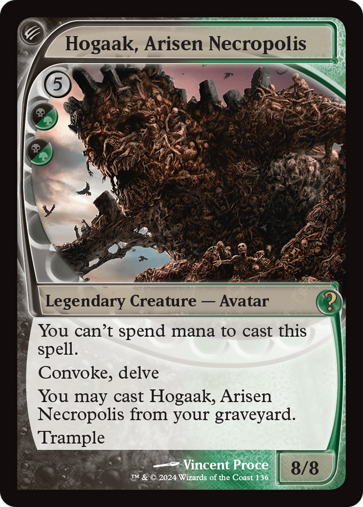 Hogaak, Arisen Necropolis (Future Sight) [Mystery Booster 2] MTG Single Magic: The Gathering | Red Claw Gaming