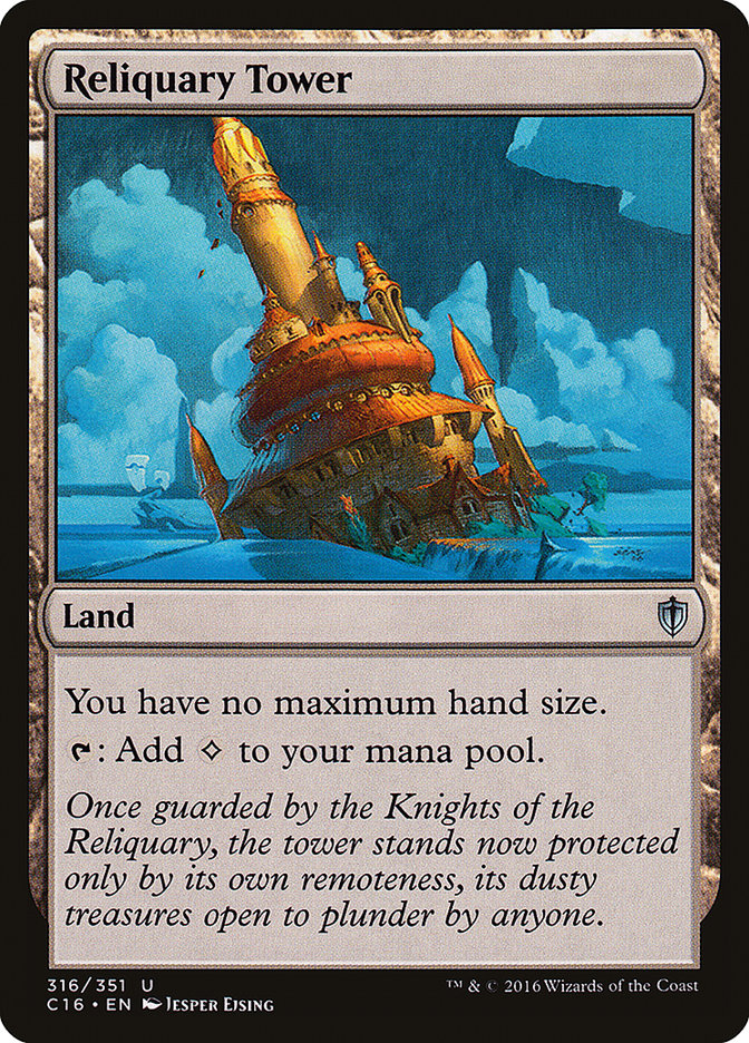 Reliquary Tower [Commander 2016] MTG Single Magic: The Gathering | Red Claw Gaming