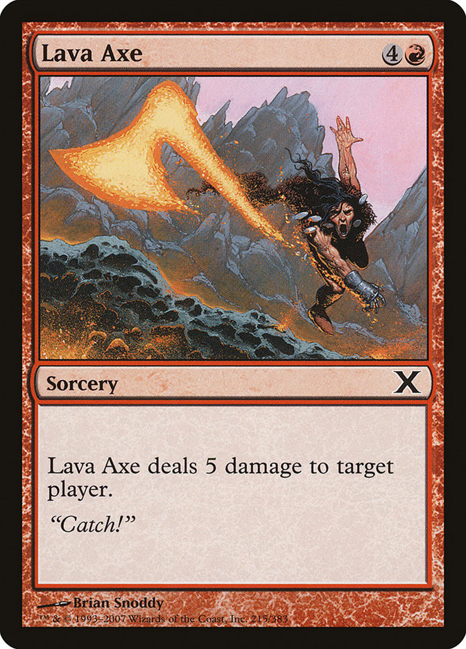 Lava Axe [Tenth Edition] MTG Single Magic: The Gathering | Red Claw Gaming