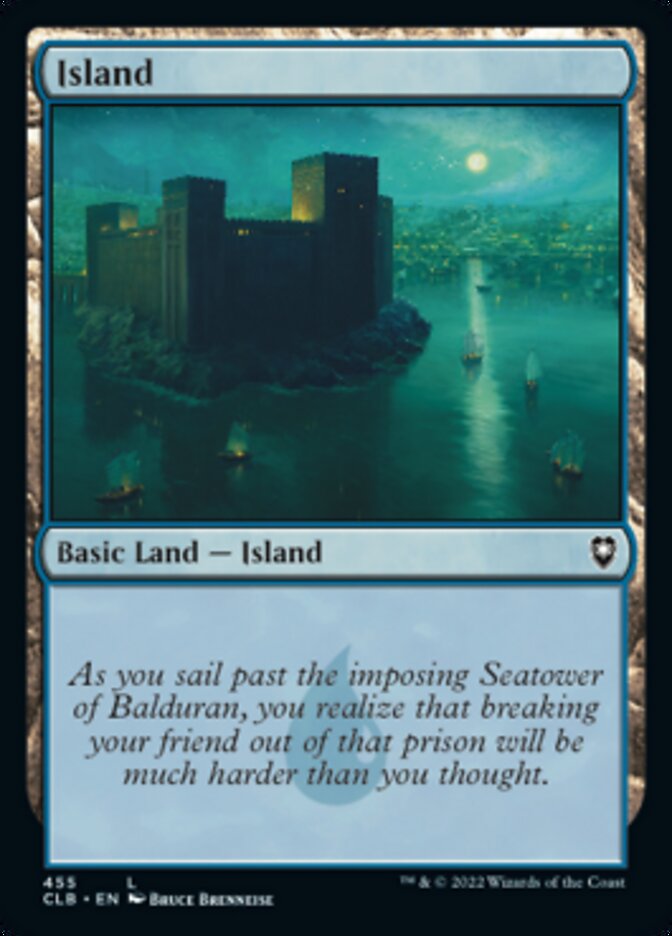 Island (455) [Commander Legends: Battle for Baldur's Gate] MTG Single Magic: The Gathering | Red Claw Gaming