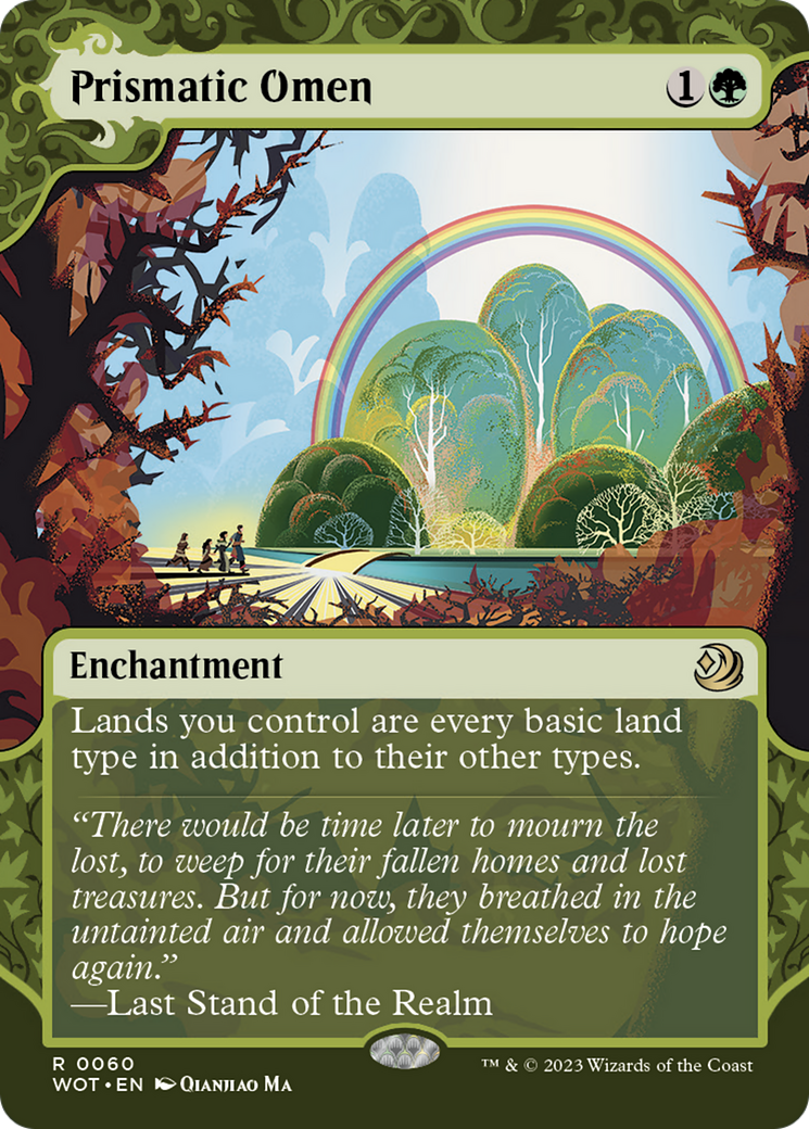 Prismatic Omen [Wilds of Eldraine: Enchanting Tales] MTG Single Magic: The Gathering | Red Claw Gaming