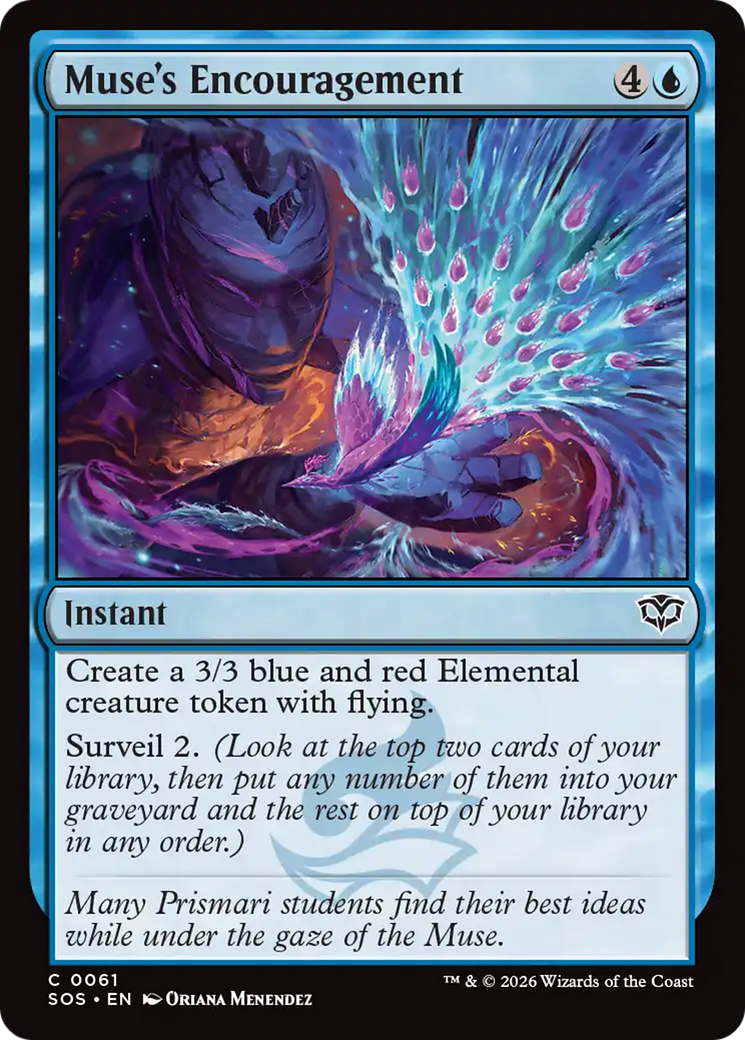 Muse's Encouragement [Secrets of Strixhaven] MTG Single Magic: The Gathering | Red Claw Gaming