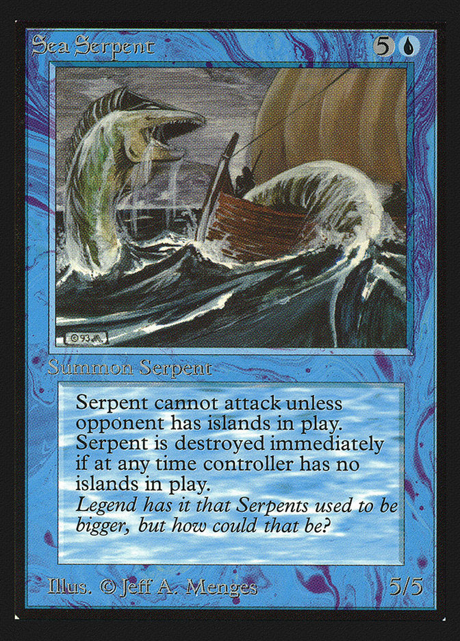 Sea Serpent [Collectors' Edition] MTG Single Magic: The Gathering | Red Claw Gaming