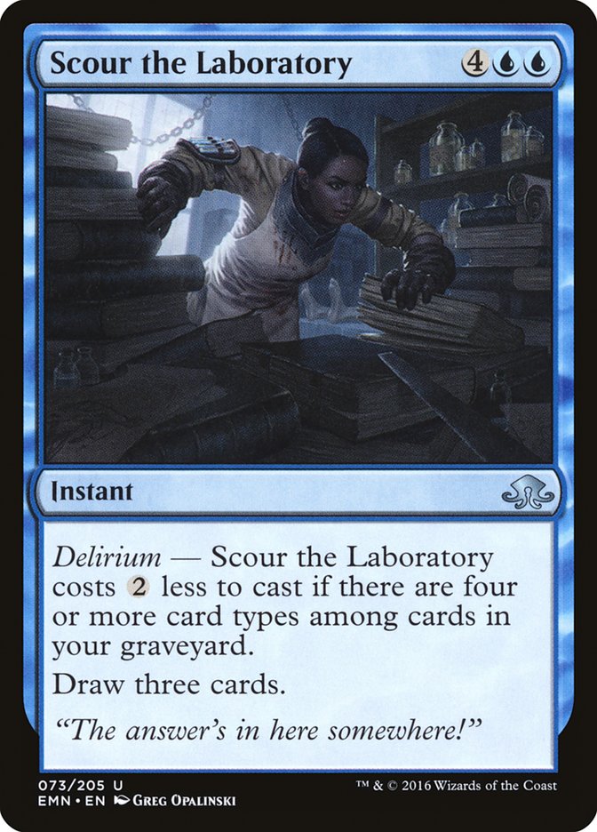 Scour the Laboratory [Eldritch Moon] MTG Single Magic: The Gathering | Red Claw Gaming