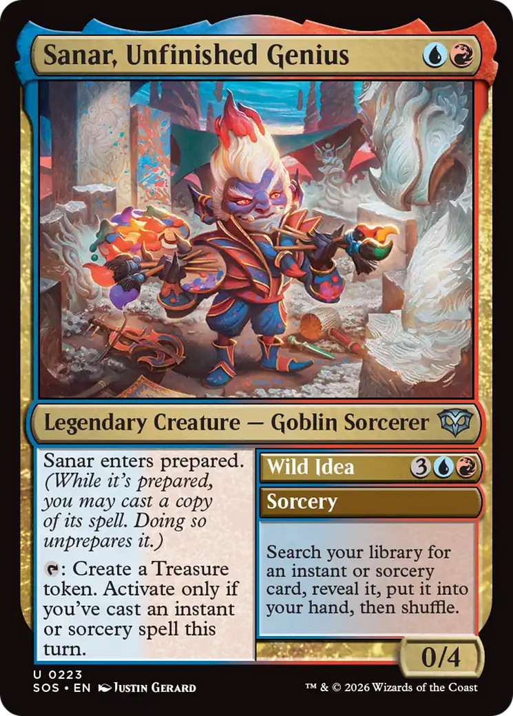 Sanar, Unfinished Genius [Secrets of Strixhaven] MTG Single Magic: The Gathering | Red Claw Gaming