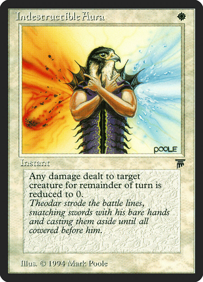 Indestructible Aura [Legends] MTG Single Magic: The Gathering | Red Claw Gaming