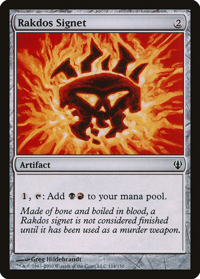 Rakdos Signet [Archenemy] MTG Single Magic: The Gathering | Red Claw Gaming