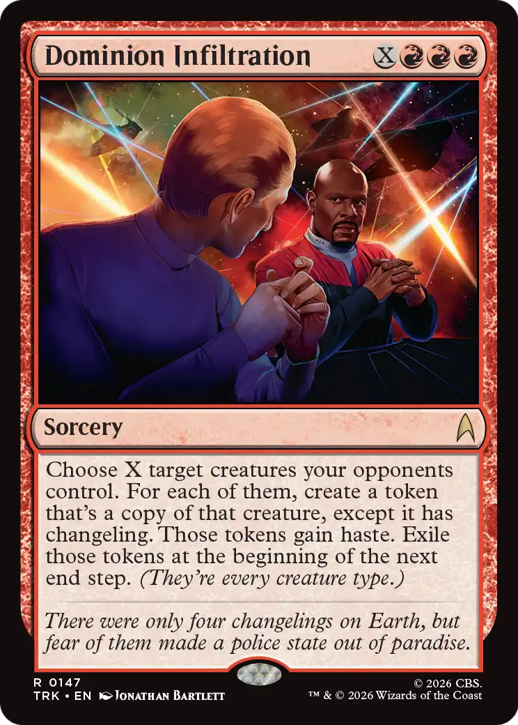 Dominion Infiltration [Star Trek] MTG Single Magic: The Gathering | Red Claw Gaming
