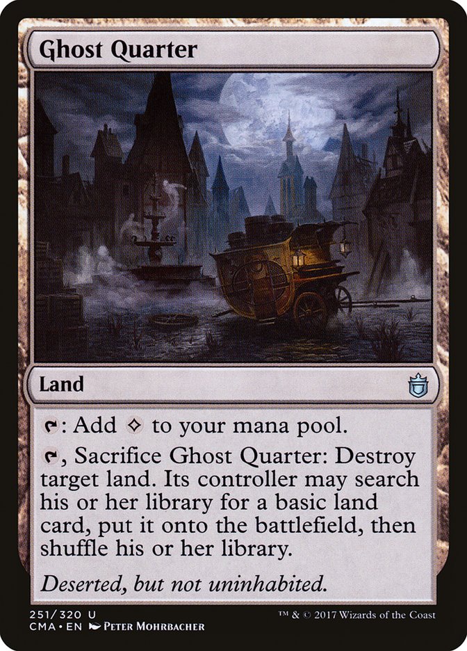 Ghost Quarter [Commander Anthology] MTG Single Magic: The Gathering | Red Claw Gaming