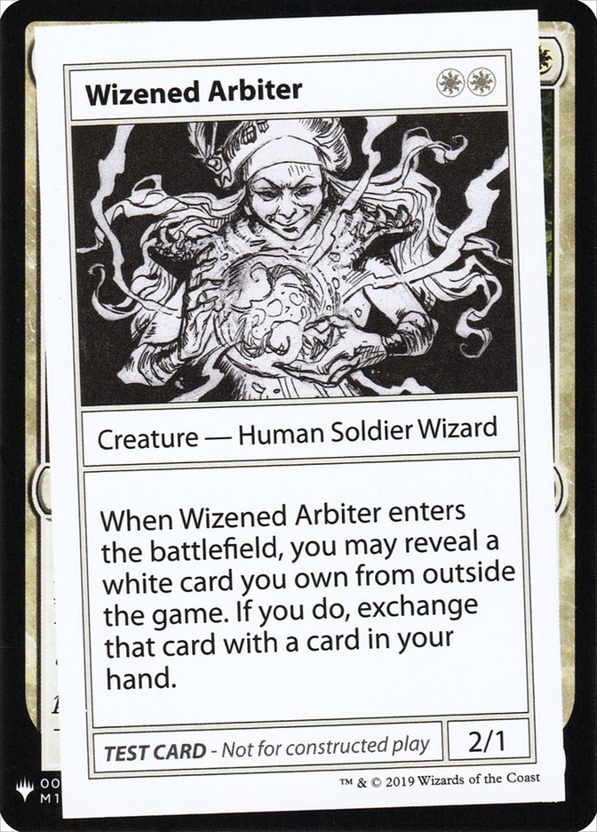 Wizened Arbiter [Mystery Booster Playtest Cards] | Red Claw Gaming