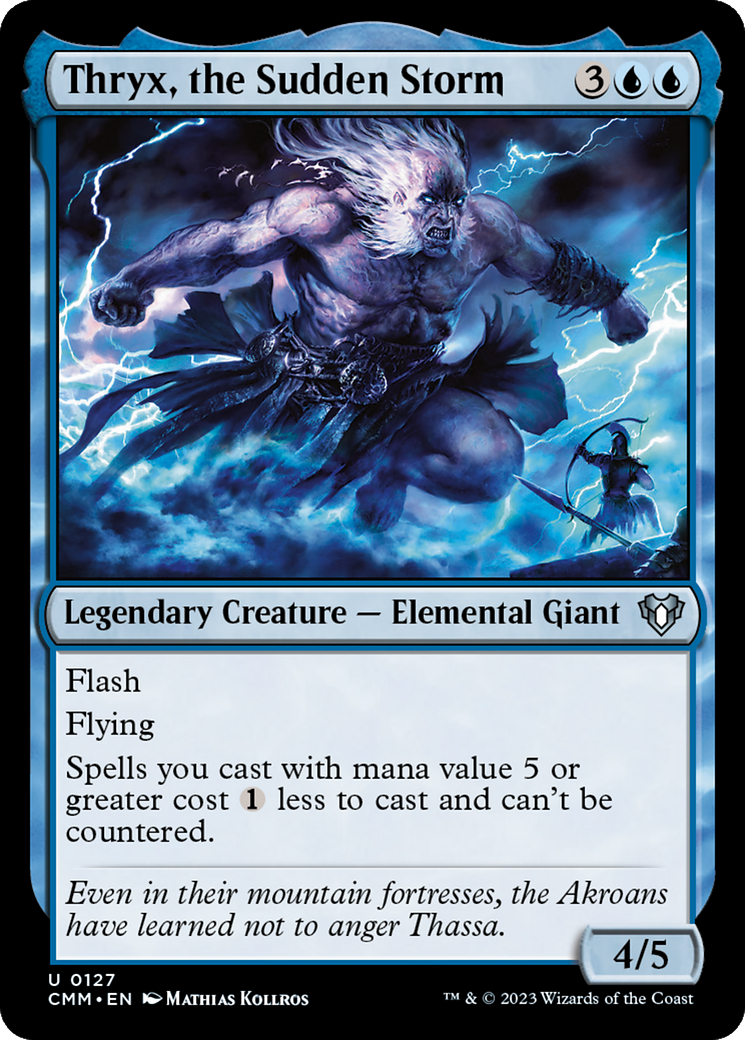 Thryx, the Sudden Storm [Commander Masters] MTG Single Magic: The Gathering | Red Claw Gaming