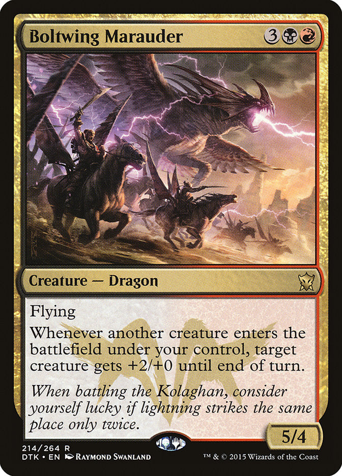 Boltwing Marauder [Dragons of Tarkir] MTG Single Magic: The Gathering | Red Claw Gaming
