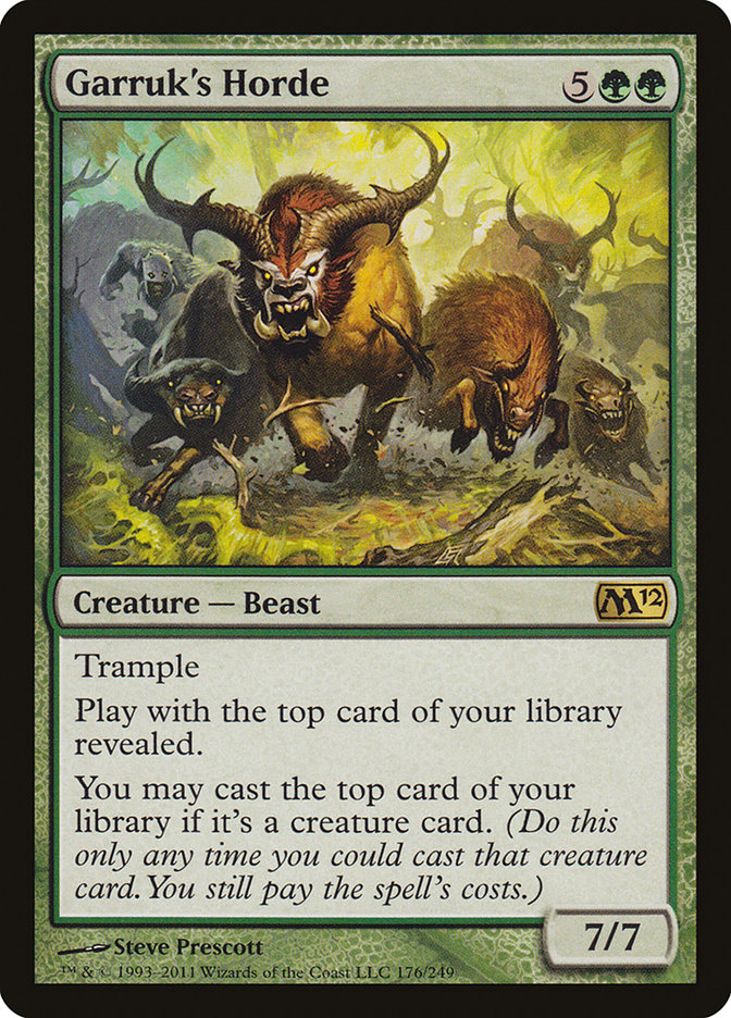 Garruk's Horde [Magic 2012] MTG Single Magic: The Gathering | Red Claw Gaming