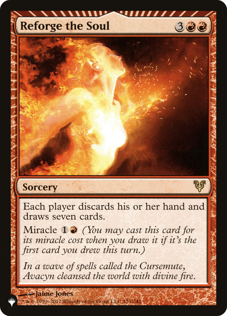 Reforge the Soul [The List] MTG Single Magic: The Gathering | Red Claw Gaming