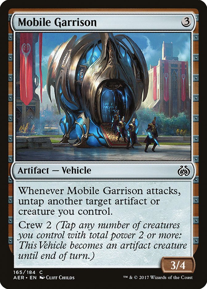 Mobile Garrison [Aether Revolt] MTG Single Magic: The Gathering | Red Claw Gaming