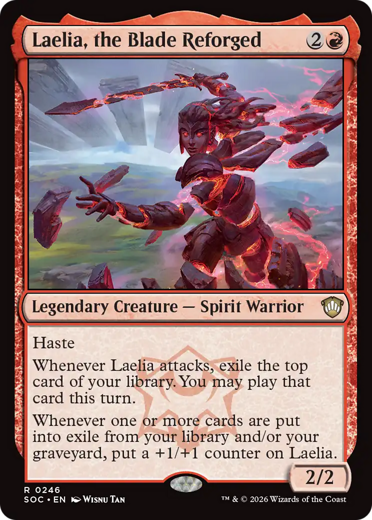 Laelia, the Blade Reforged [Secrets of Strixhaven Commander] MTG Single Magic: The Gathering | Red Claw Gaming