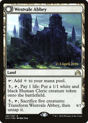 Westvale Abbey // Ormendahl, Profane Prince [Shadows over Innistrad Prerelease Promos] MTG Single Magic: The Gathering | Red Claw Gaming