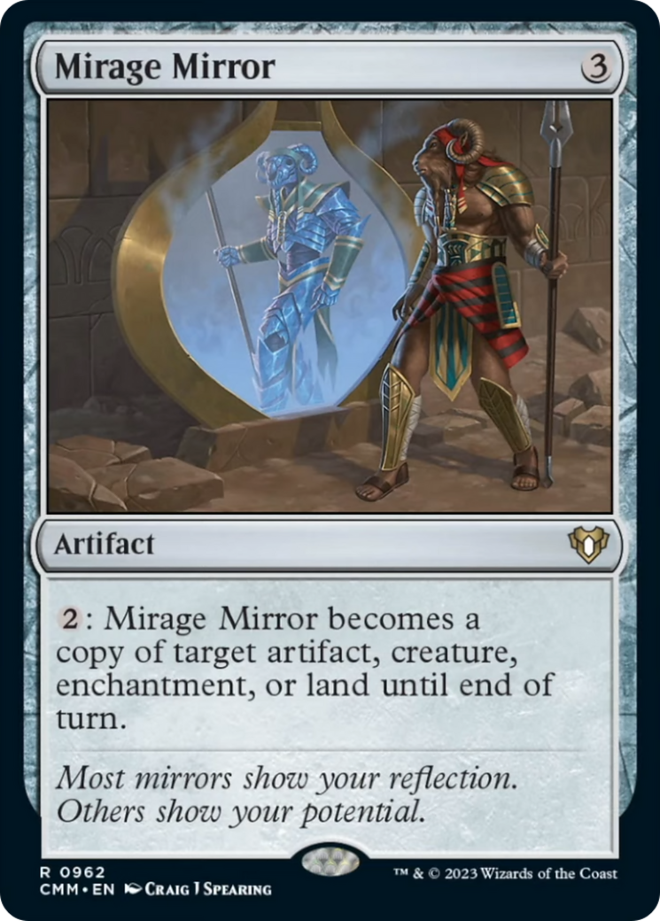 Mirage Mirror [Commander Masters] MTG Single Magic: The Gathering    | Red Claw Gaming