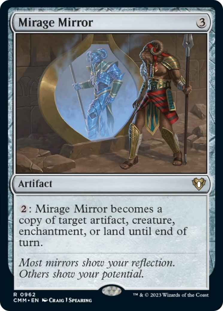 Mirage Mirror [Commander Masters] MTG Single Magic: The Gathering | Red Claw Gaming
