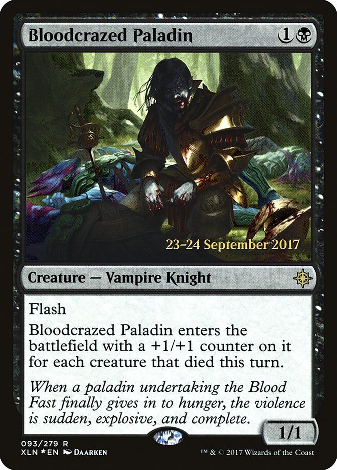Bloodcrazed Paladin [Ixalan Prerelease Promos] MTG Single Magic: The Gathering | Red Claw Gaming