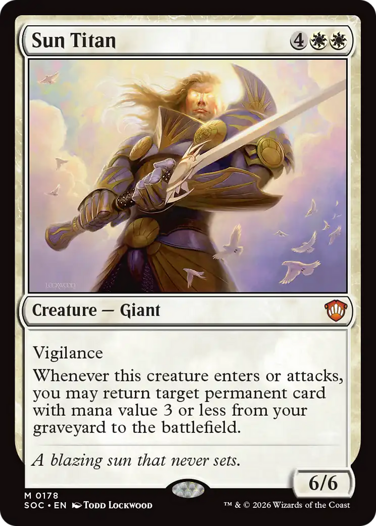 Sun Titan [Secrets of Strixhaven Commander] MTG Single Magic: The Gathering | Red Claw Gaming
