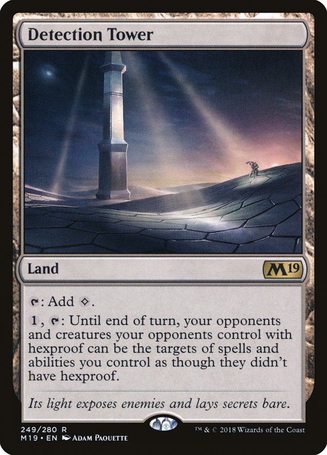 Detection Tower [Core Set 2019] MTG Single Magic: The Gathering | Red Claw Gaming