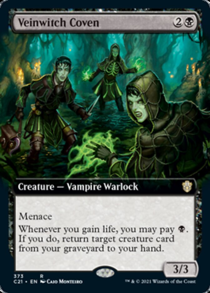 Veinwitch Coven (Extended Art) [Commander 2021] MTG Single Magic: The Gathering | Red Claw Gaming