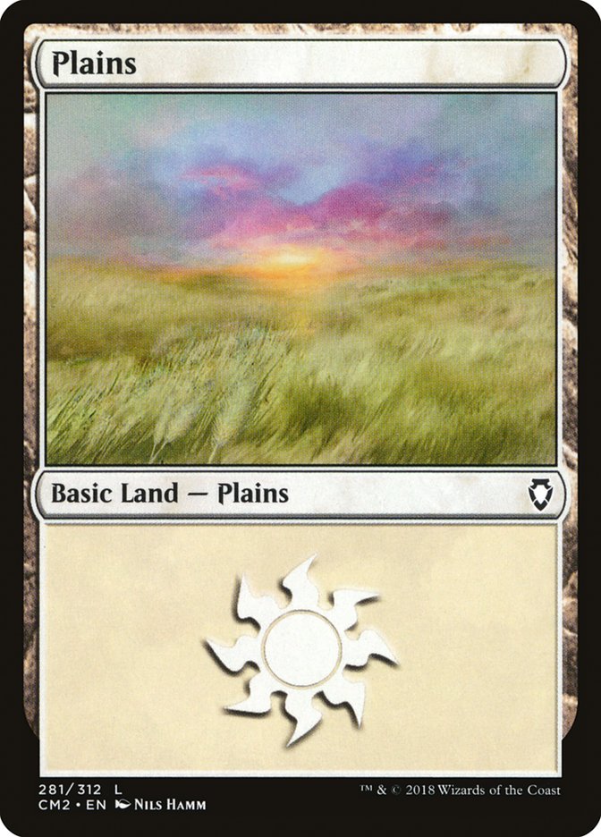 Plains (281) [Commander Anthology Volume II] MTG Single Magic: The Gathering | Red Claw Gaming