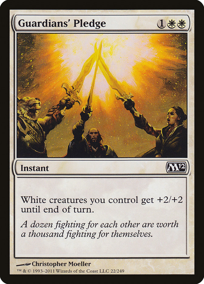 Guardians' Pledge [Magic 2012] MTG Single Magic: The Gathering | Red Claw Gaming