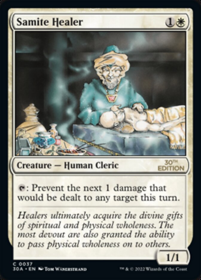 Samite Healer [30th Anniversary Edition] MTG Single Magic: The Gathering | Red Claw Gaming