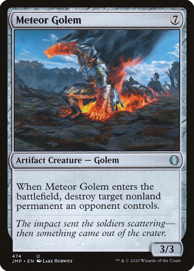 Meteor Golem [Jumpstart] MTG Single Magic: The Gathering | Red Claw Gaming