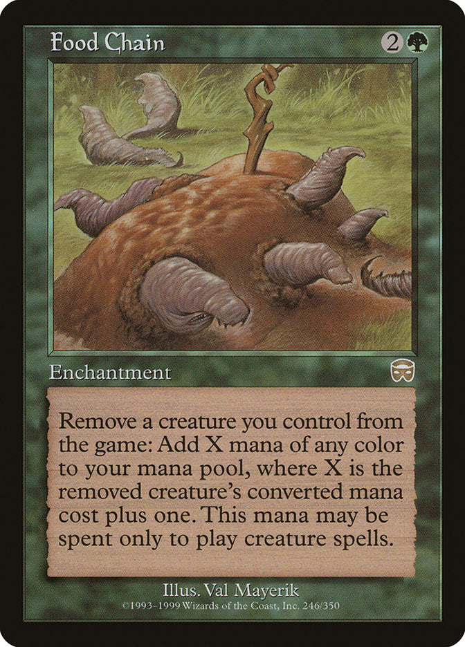 Food Chain [Mercadian Masques] MTG Single Magic: The Gathering | Red Claw Gaming