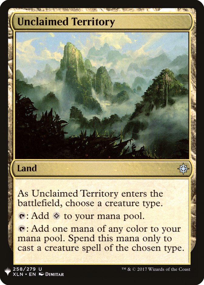 Unclaimed Territory [Mystery Booster] MTG Single Magic: The Gathering | Red Claw Gaming