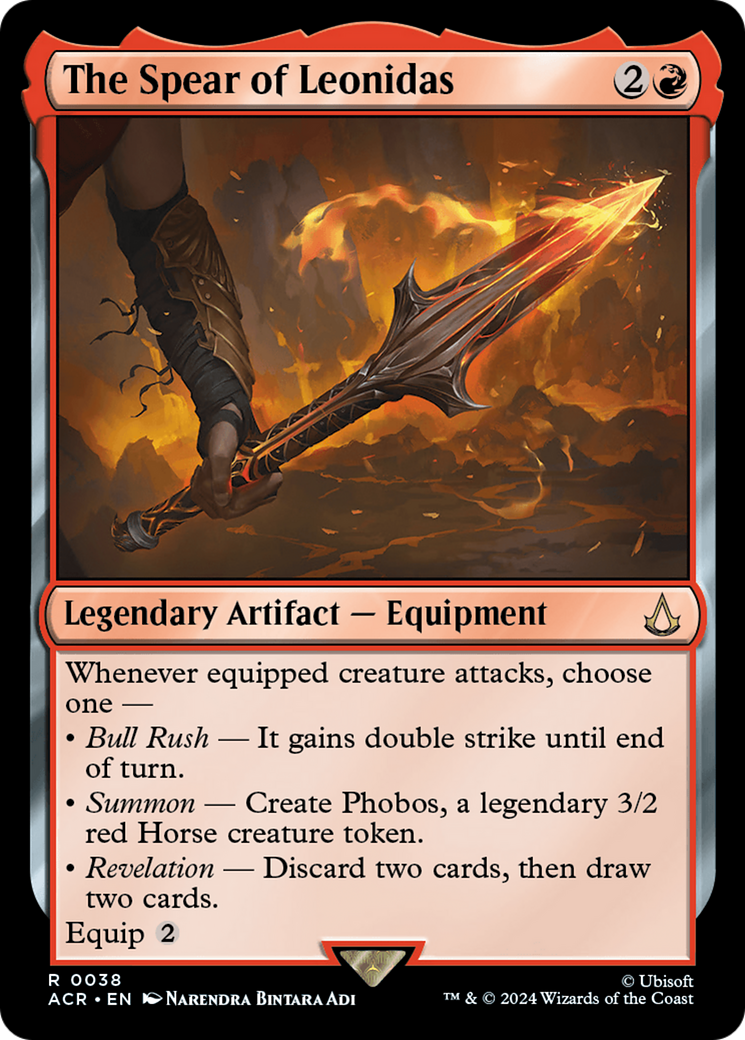 The Spear of Leonidas [Assassin's Creed] MTG Single Magic: The Gathering | Red Claw Gaming